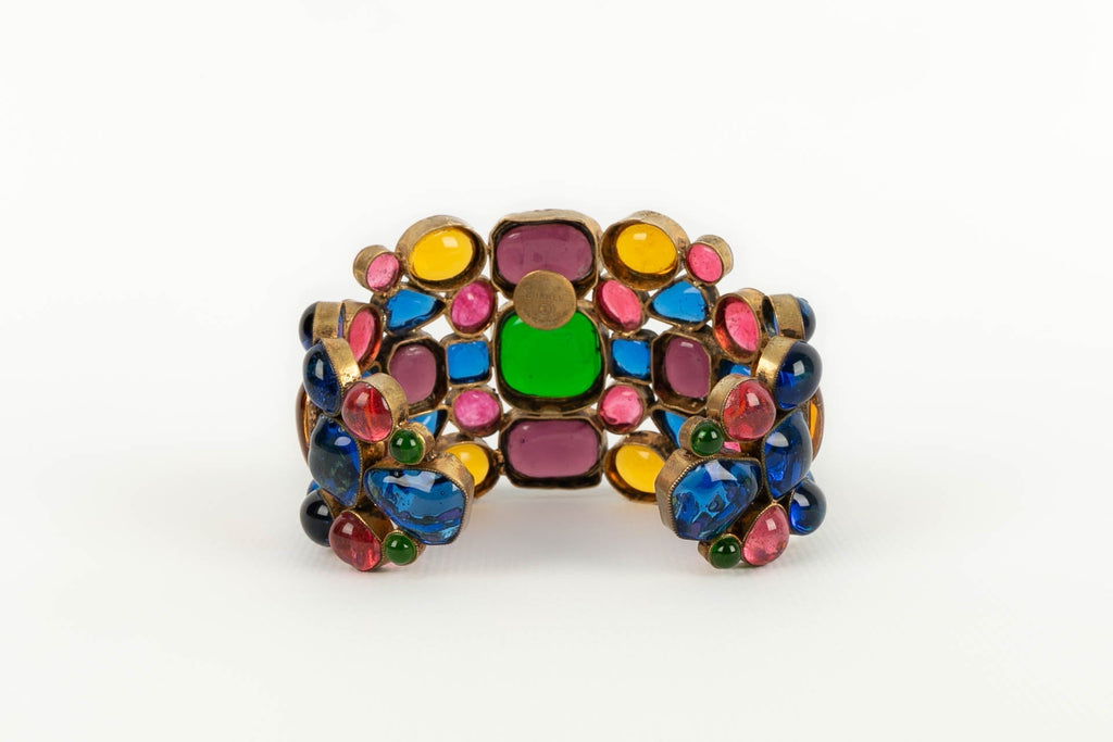 Bracelet en pâte de verre Chanel