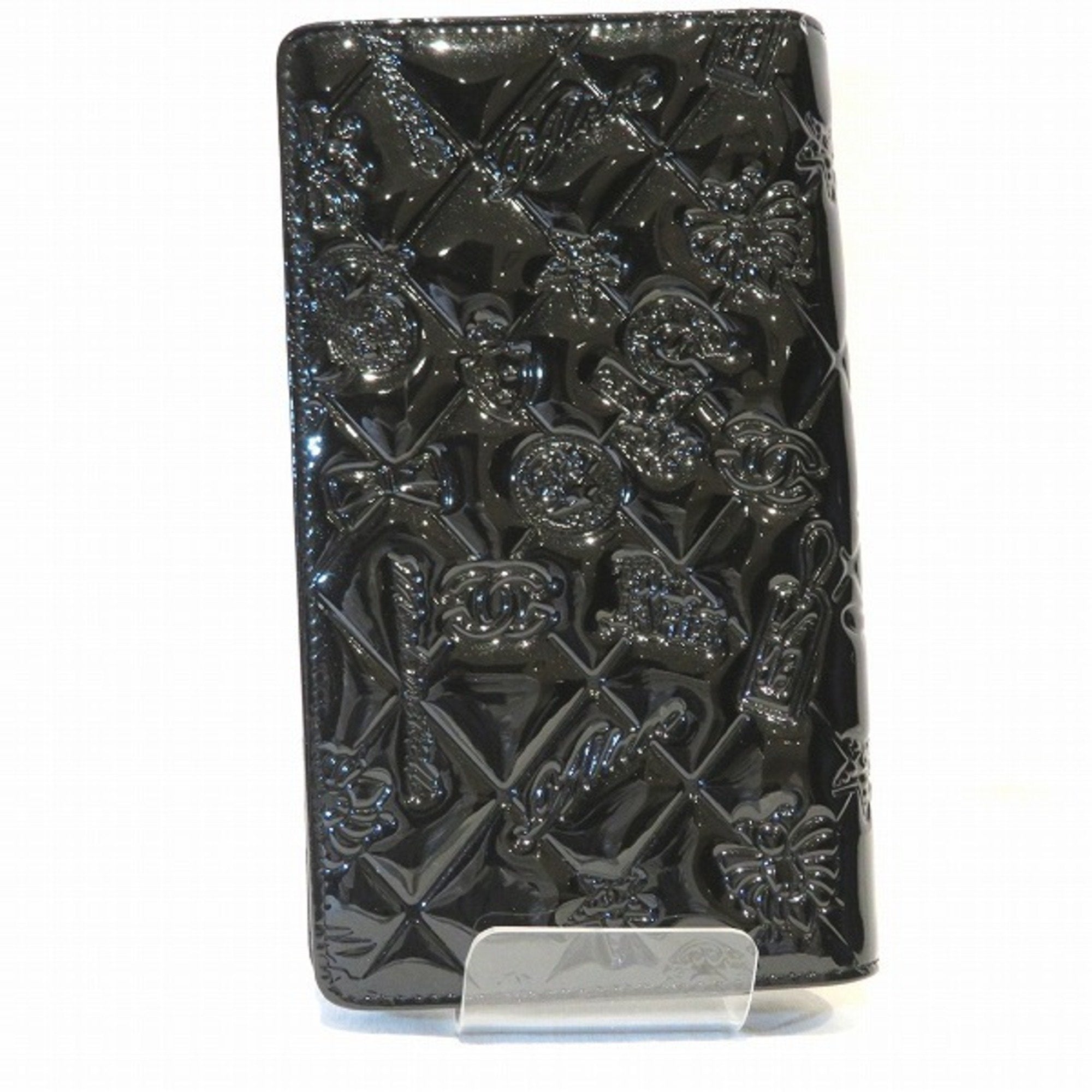 Chanel Black Leather  wallet accessories