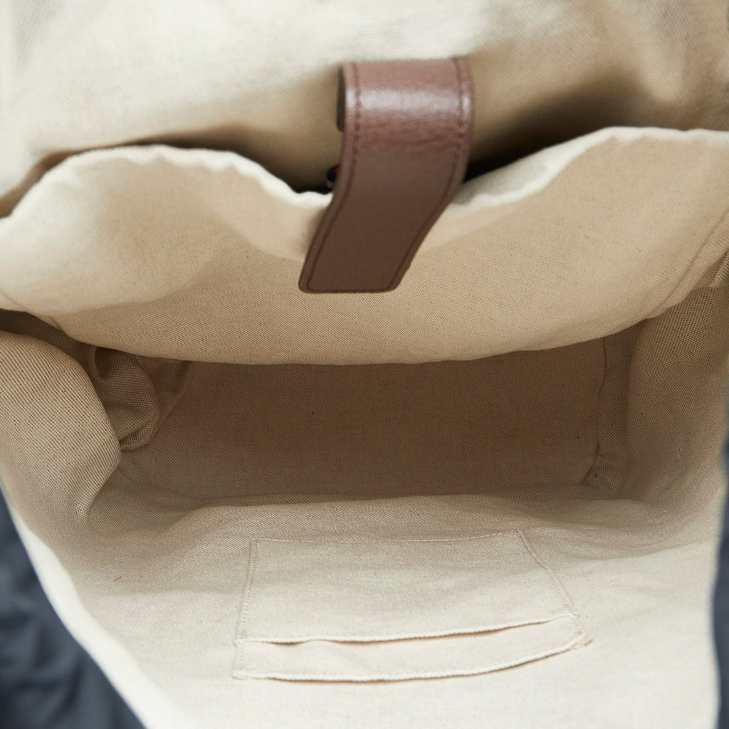 Gucci Courrier Backpack Patched GG Supreme Canvas