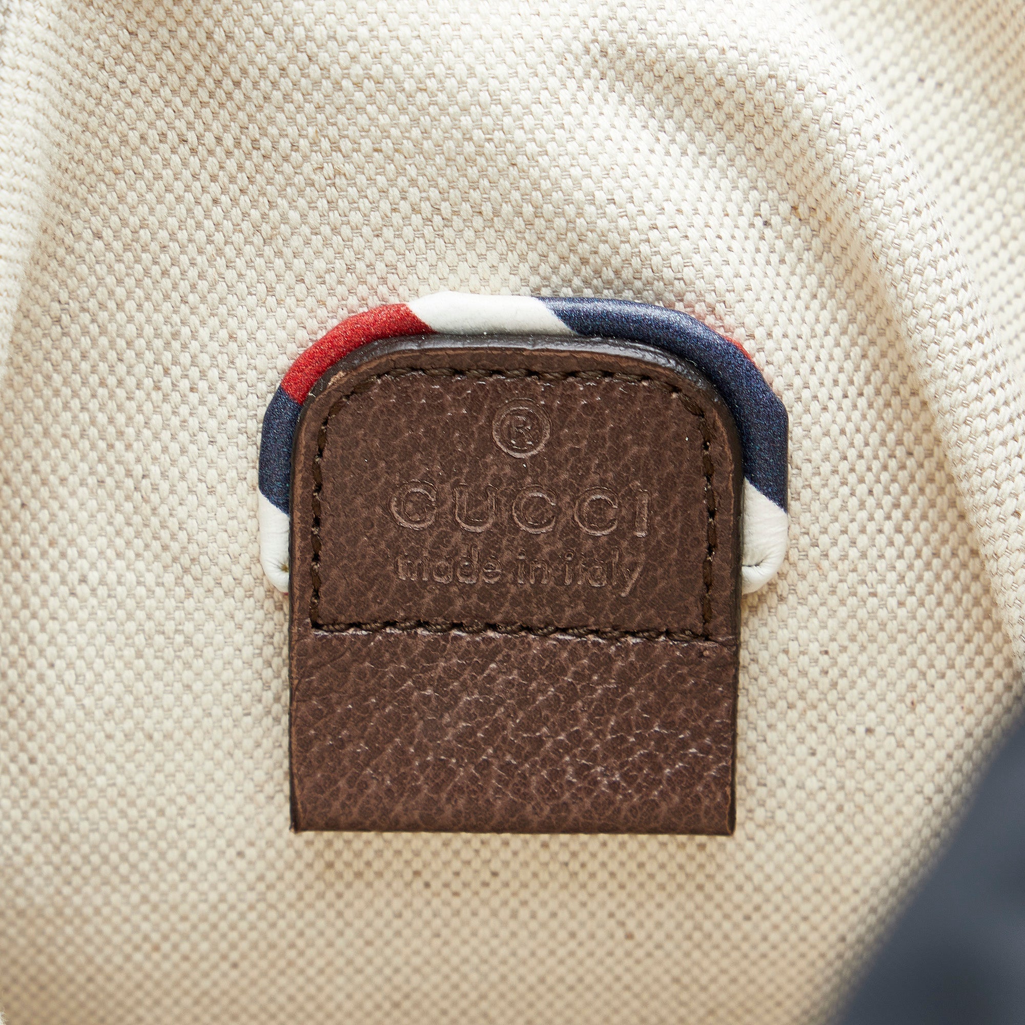 Gucci Courrier Backpack Patched GG Supreme Canvas