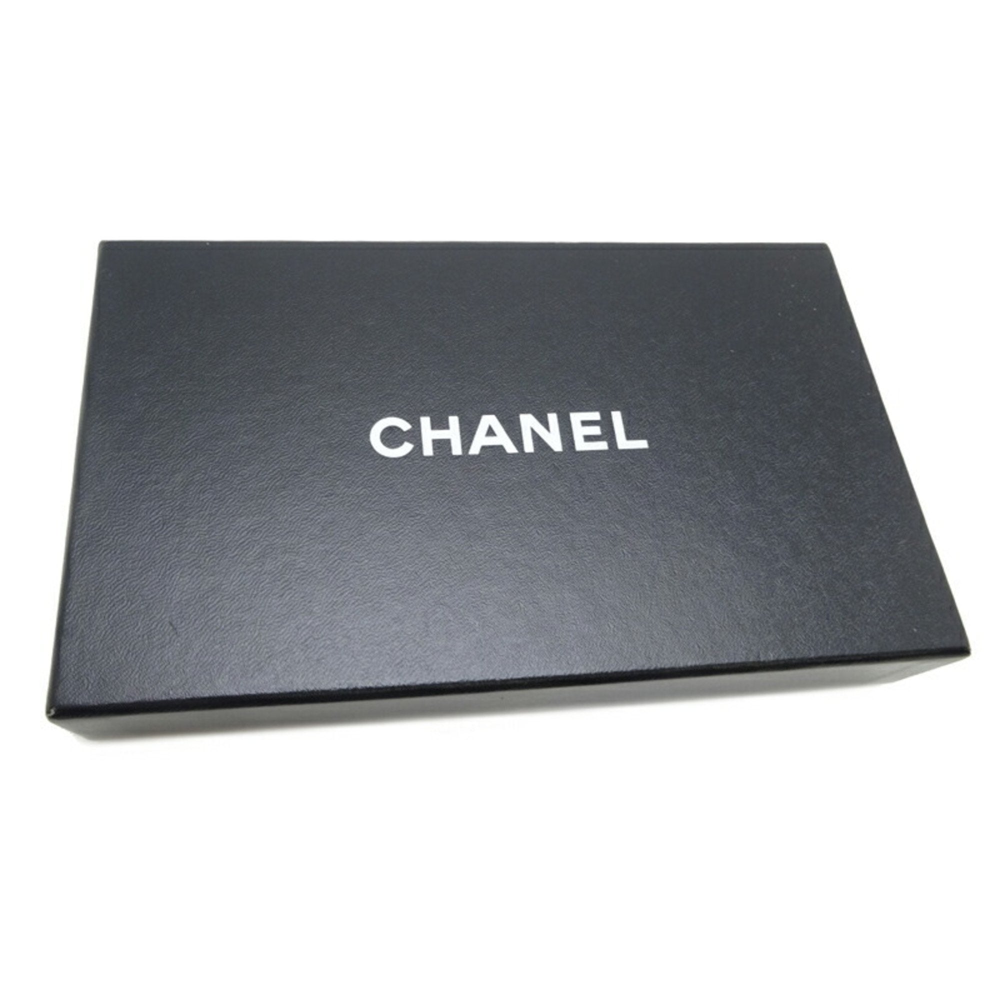 Chanel Black Leather Coco Mark wallet accessories