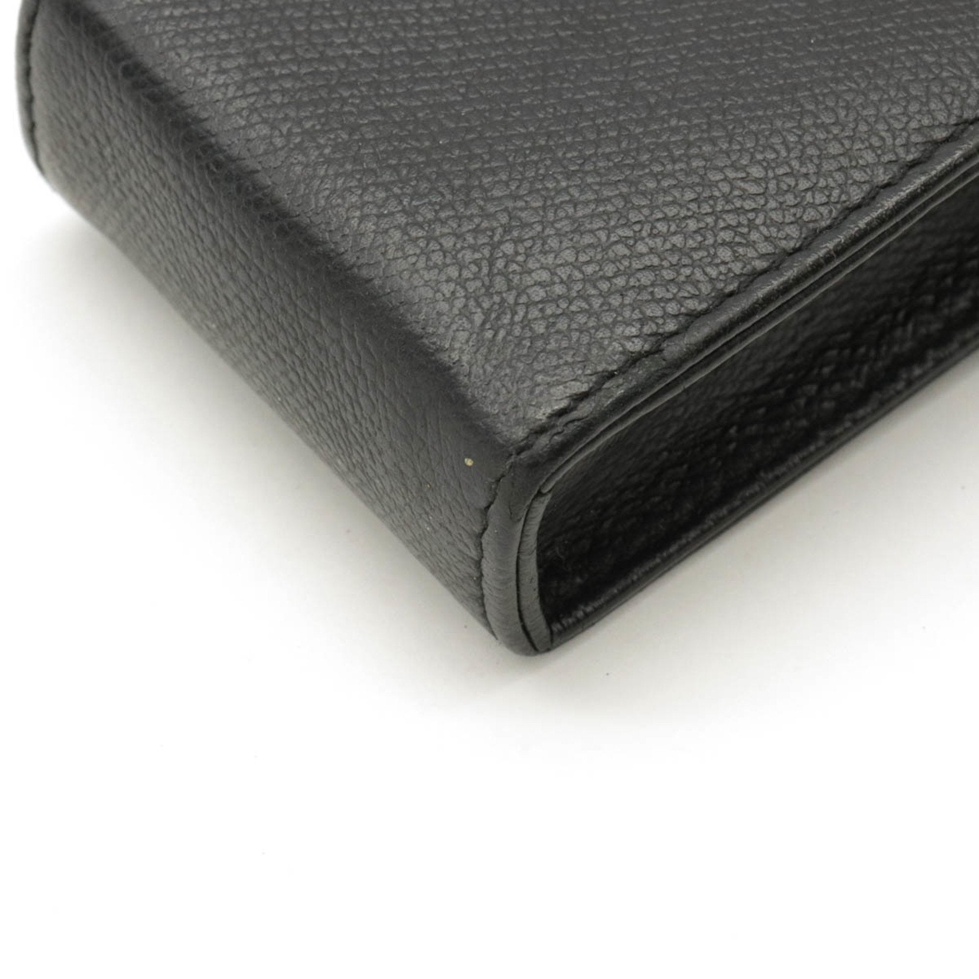 Chanel Black Leather  wallet accessories