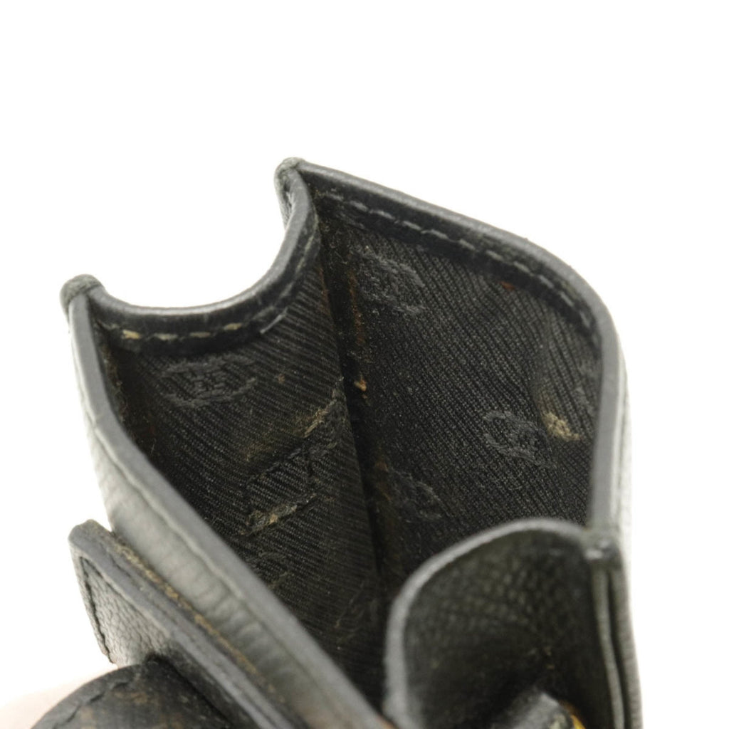 Chanel Black Leather  wallet accessories