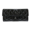Chanel Black Patent leather  wallet accessories