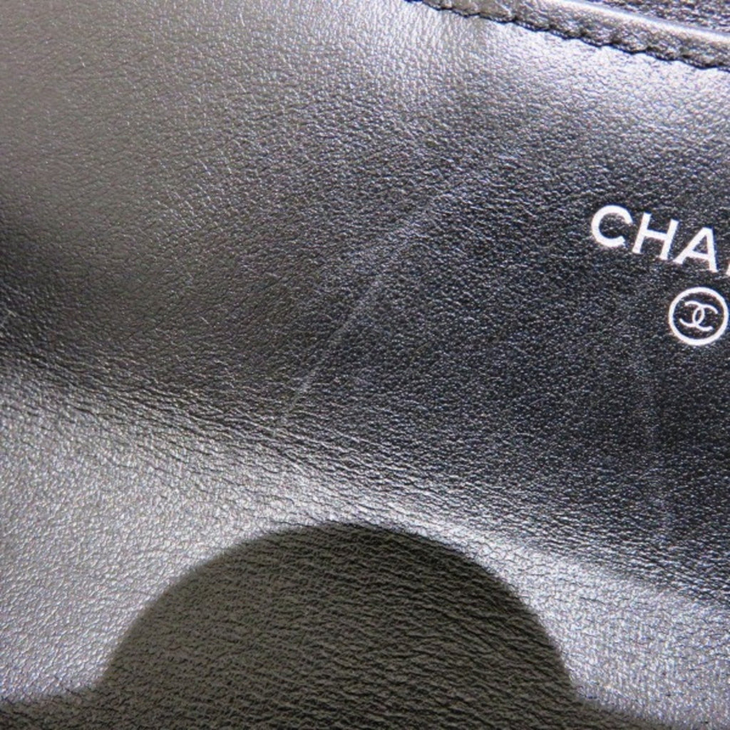 Chanel Black Patent leather  wallet accessories