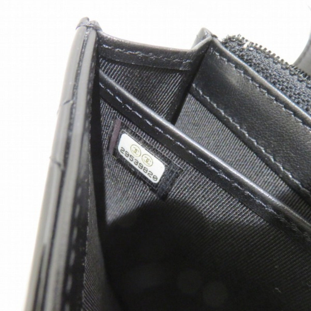 Chanel Black Patent leather  wallet accessories