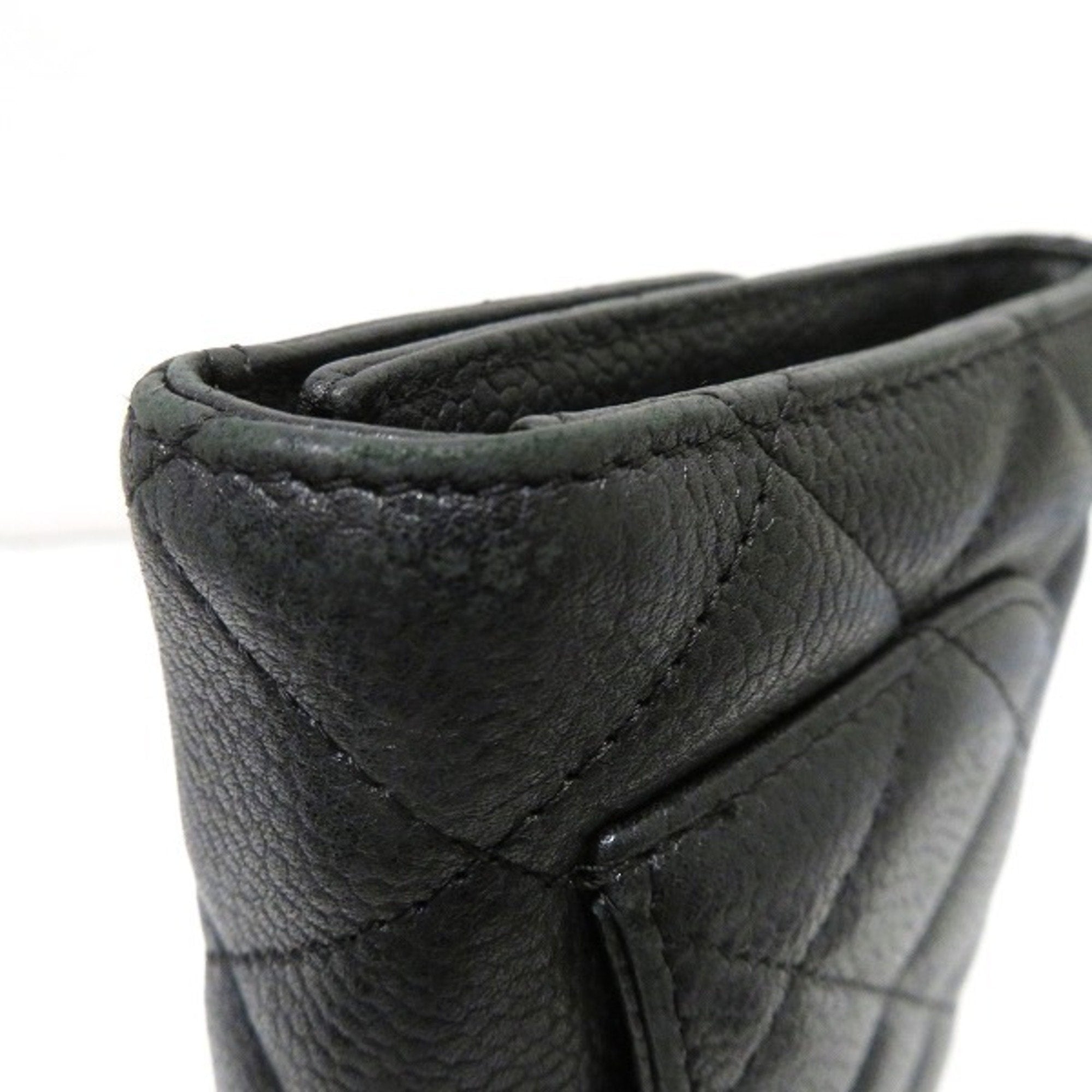Chanel Black Leather Timeless wallet accessories