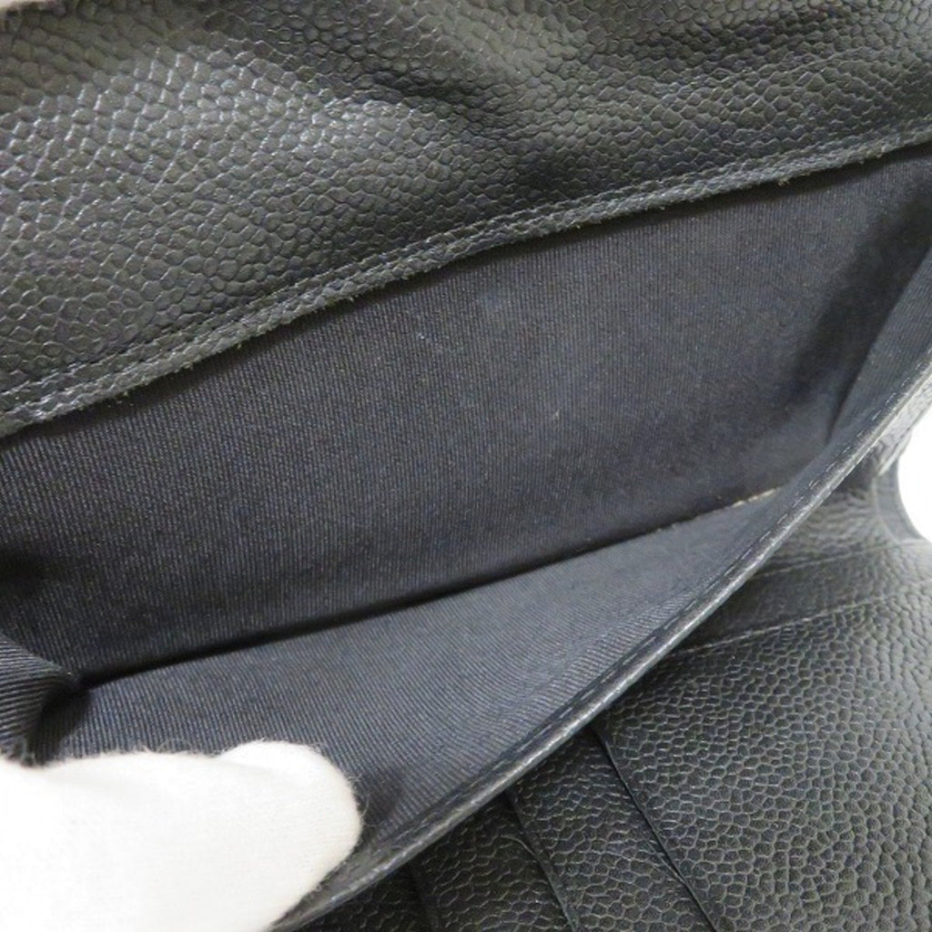Chanel Black Leather Timeless wallet accessories