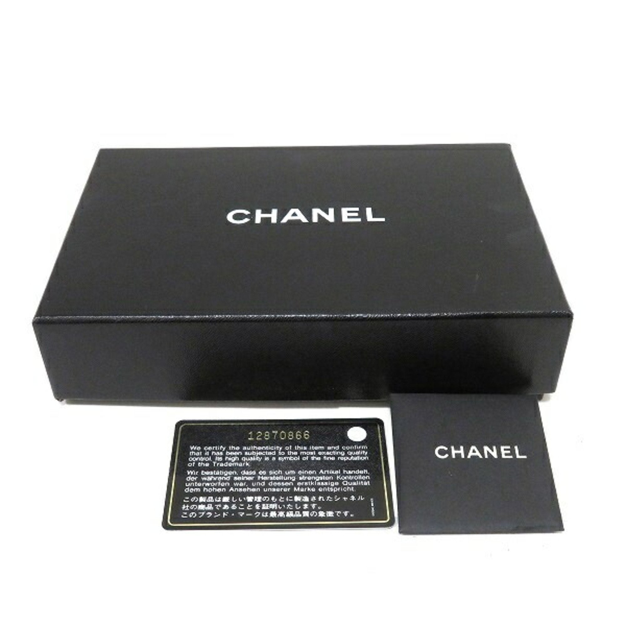 Chanel Black Leather Timeless wallet accessories