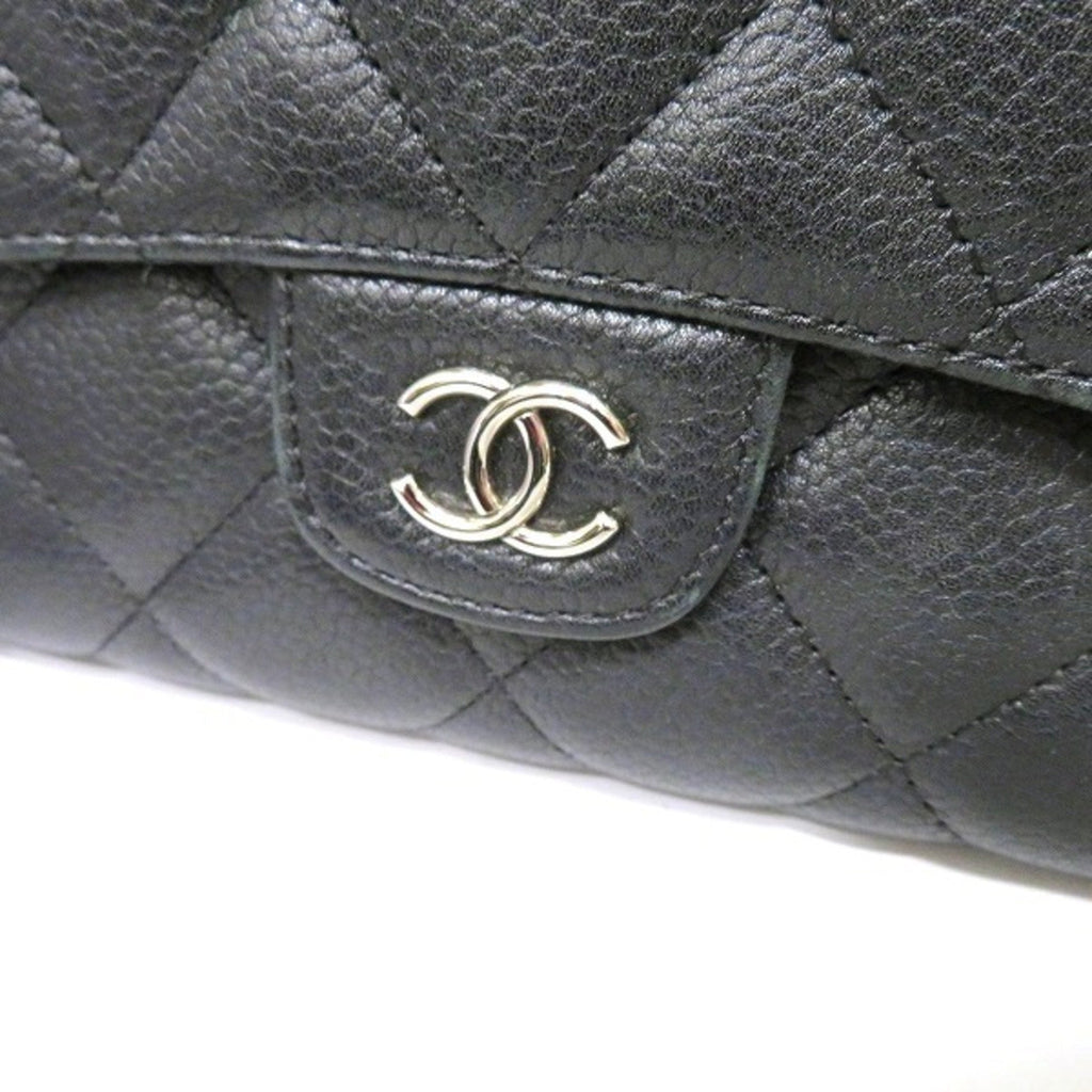 Chanel Black Leather Timeless wallet accessories
