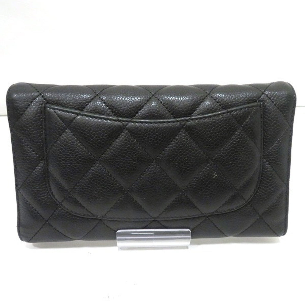 Chanel Black Leather Timeless wallet accessories