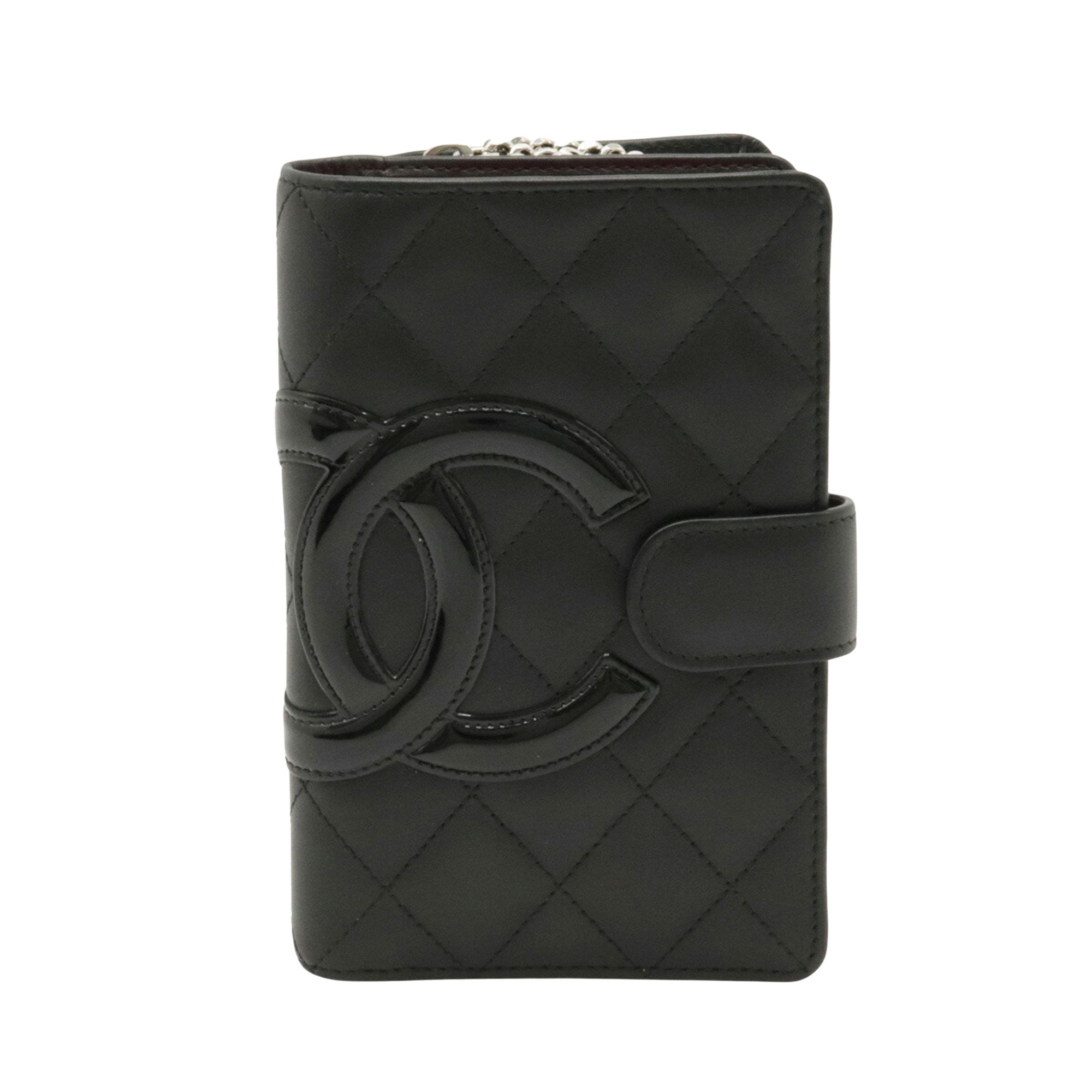 Chanel Black Calfskin Cambon wallet accessories
