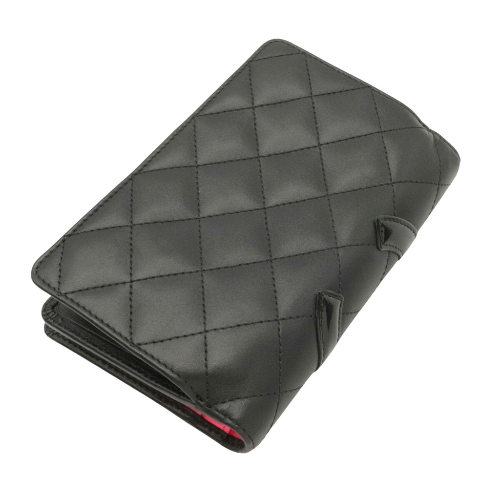 Chanel Black Calfskin Cambon wallet accessories