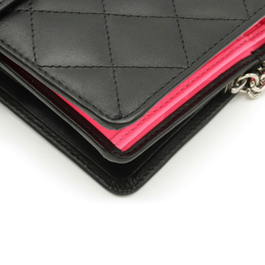 Chanel Black Calfskin Cambon wallet accessories