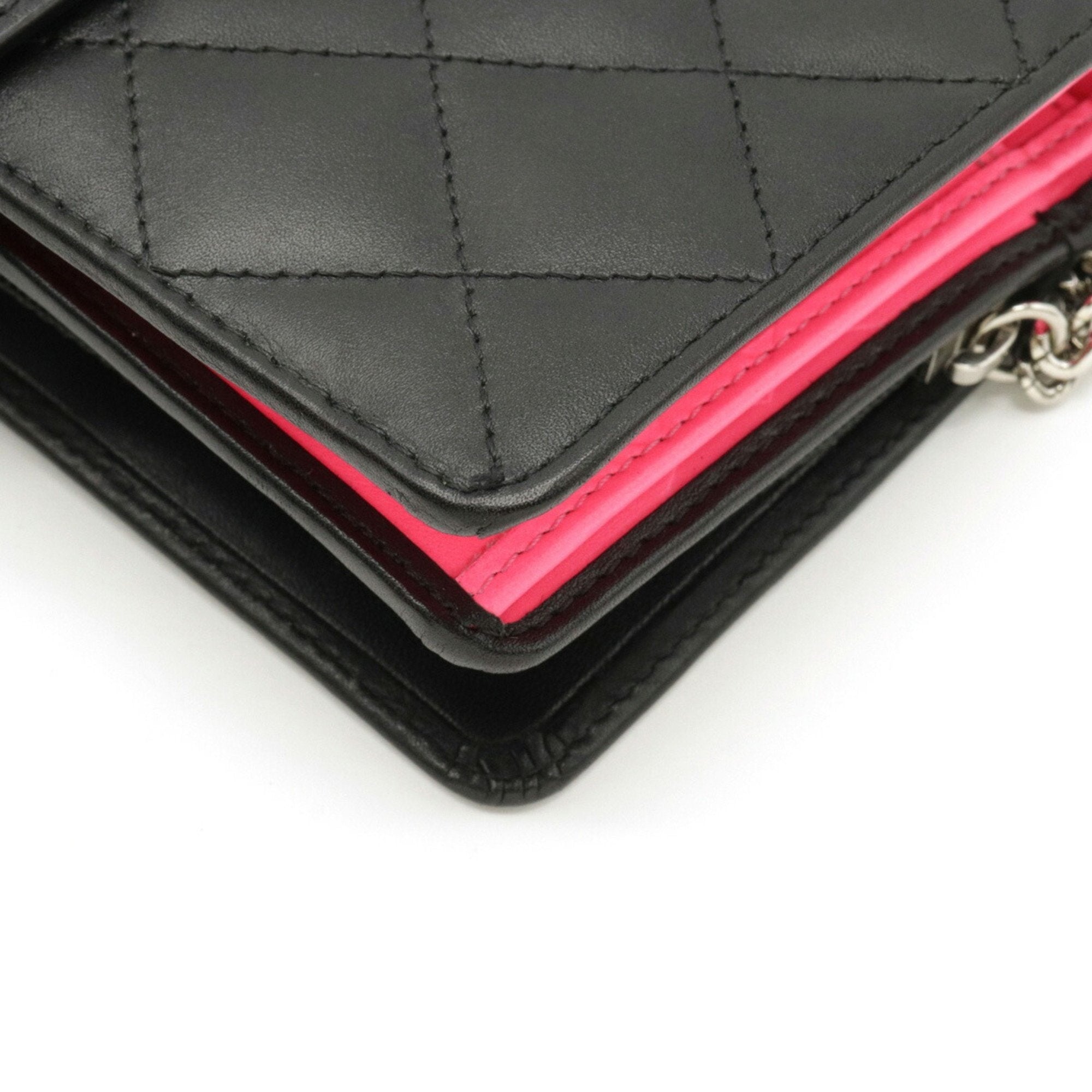 Chanel Black Calfskin Cambon wallet accessories