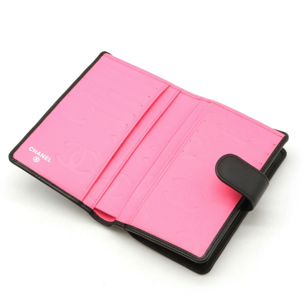 Chanel Black Calfskin Cambon wallet accessories