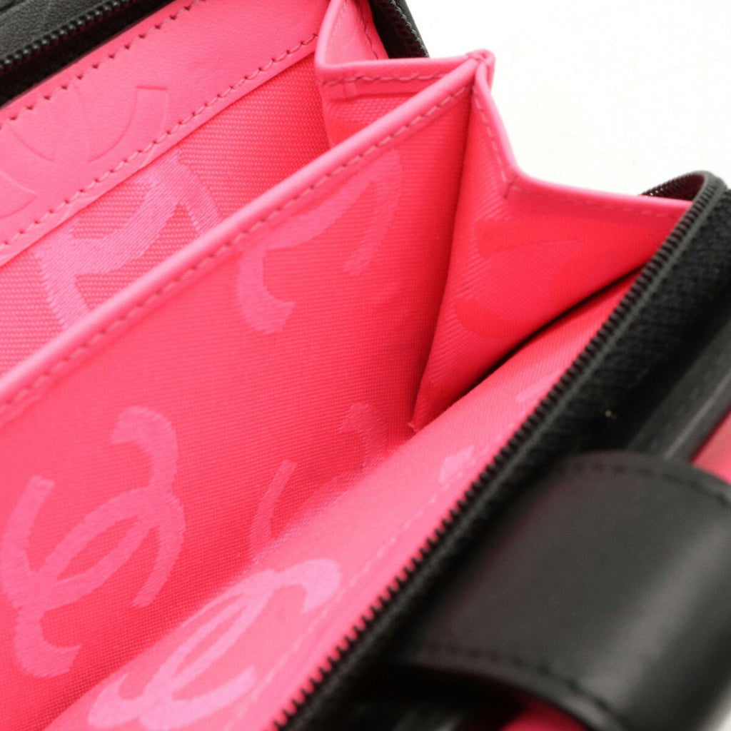 Chanel Black Calfskin Cambon wallet accessories