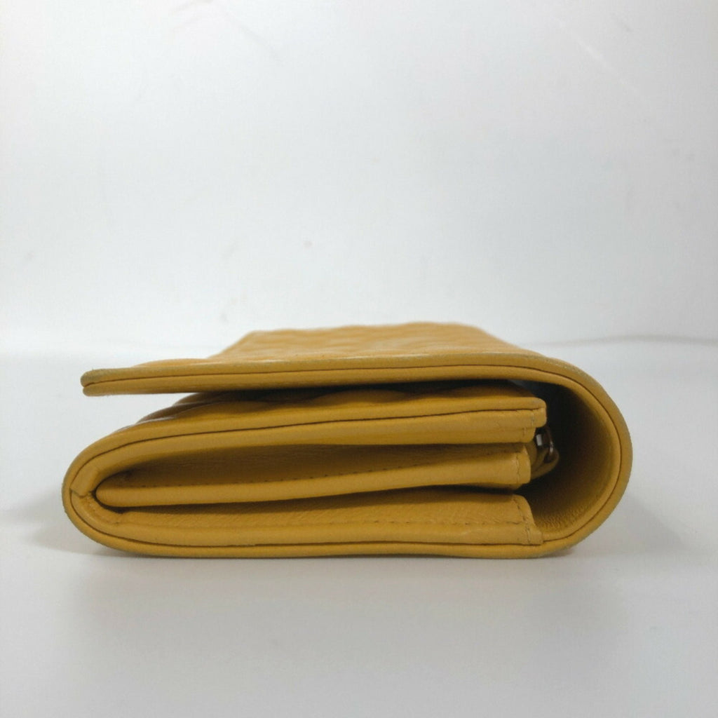 Chanel Yellow Leather  wallet accessories