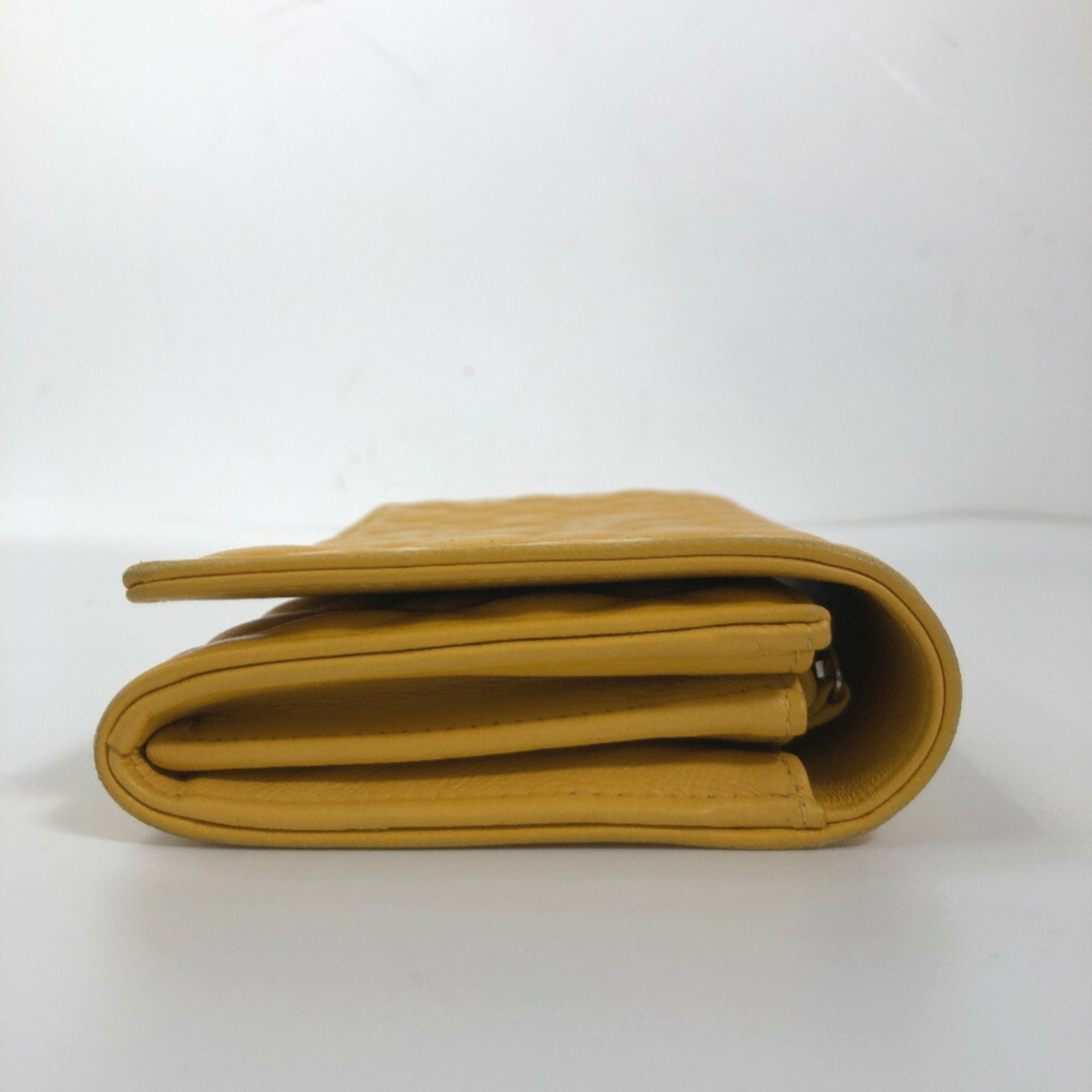 Chanel Yellow Leather  wallet accessories