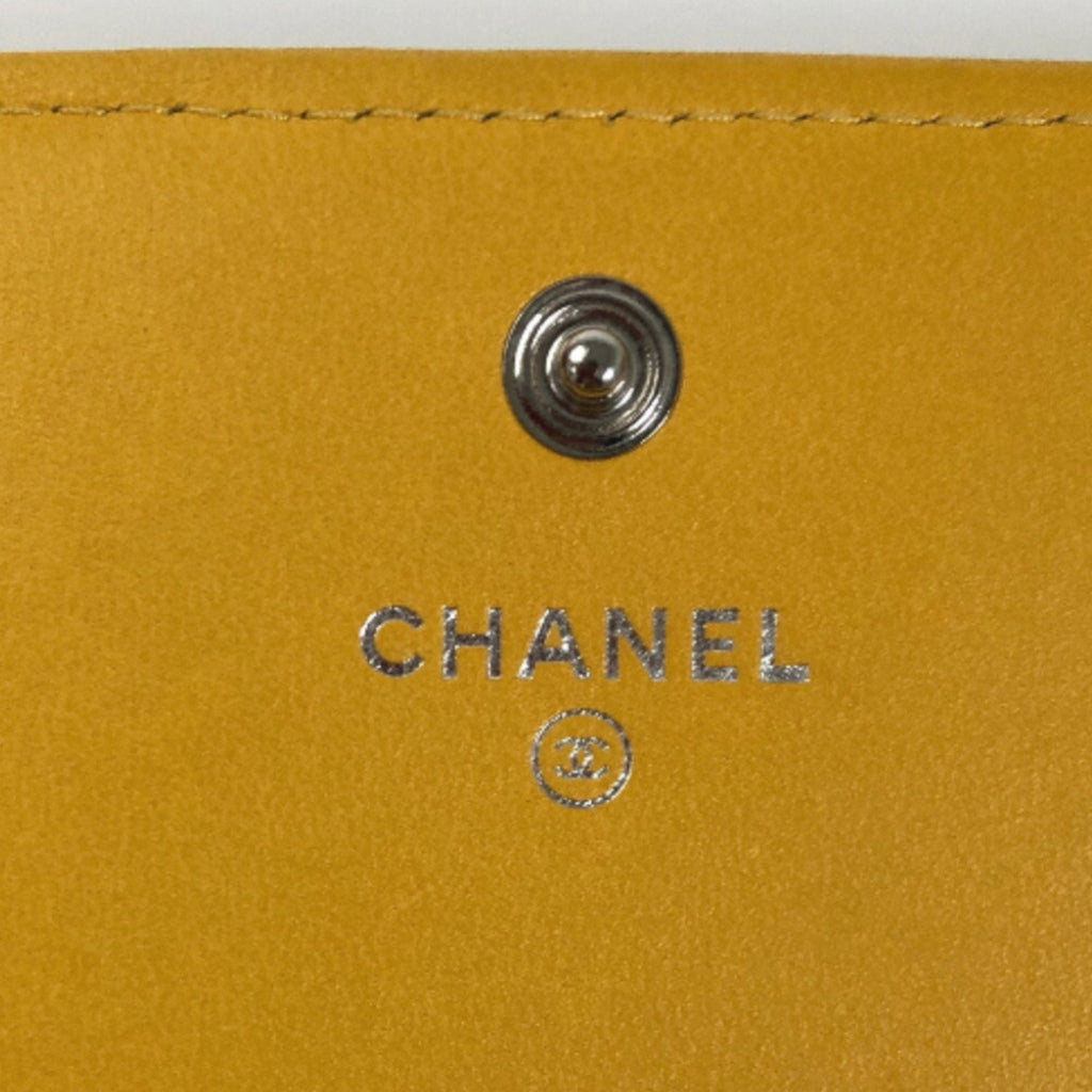 Chanel Yellow Leather  wallet accessories