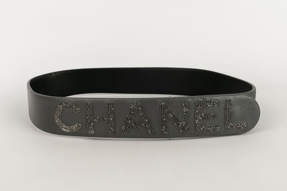 Ceinture en cuir Chanel