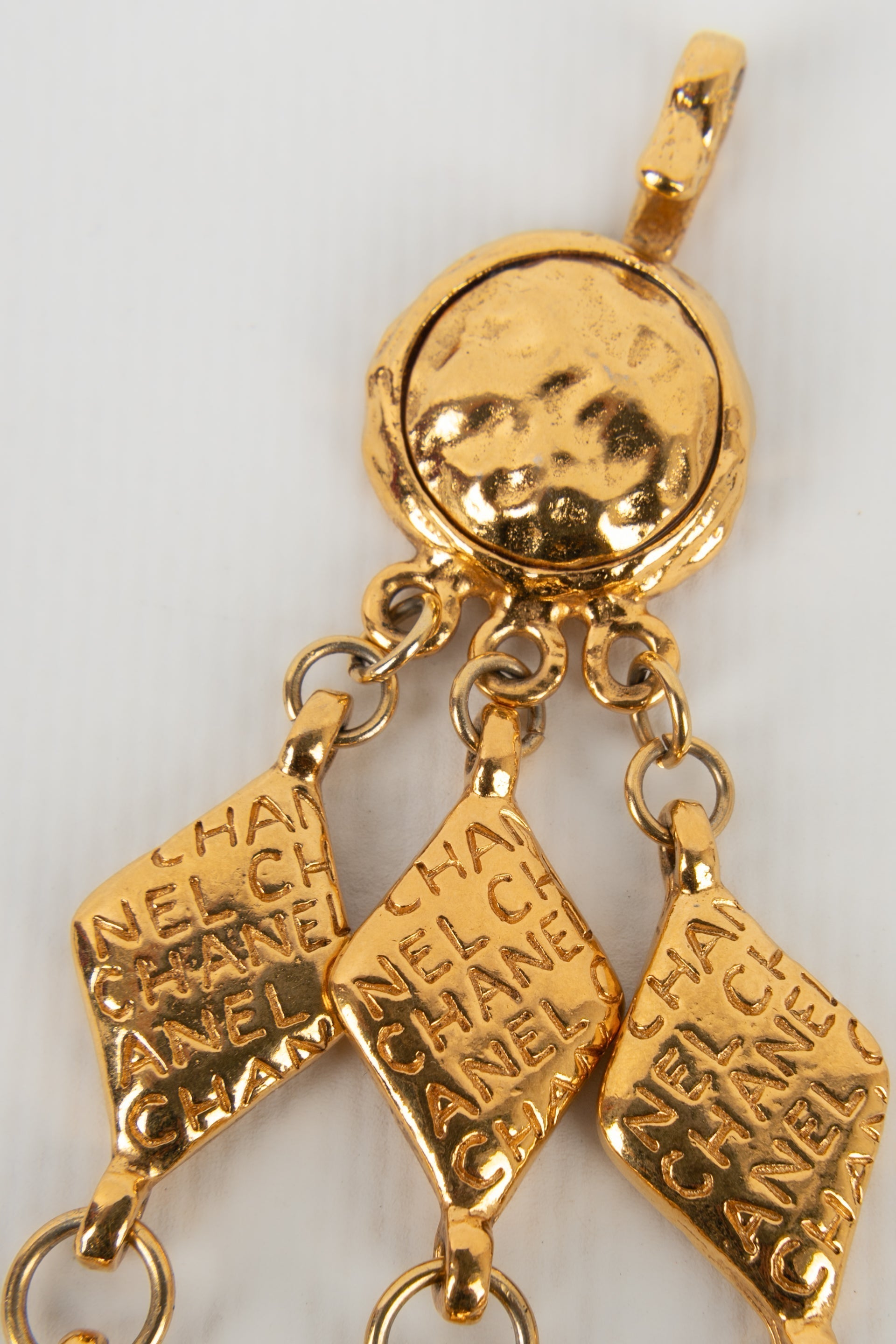 Collier dor�� Chanel 1990s