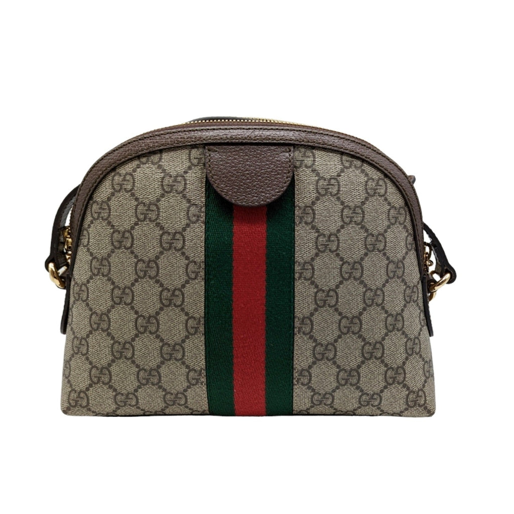 Gucci Small GG Supreme Ophidia Dome Shoulder Bag