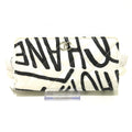 Chanel Black-white Leather  wallet accessories