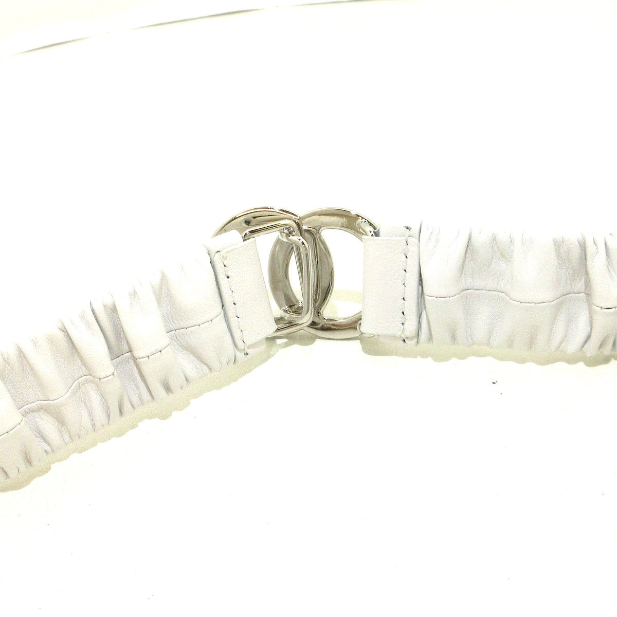 Chanel Black-white Leather  wallet accessories