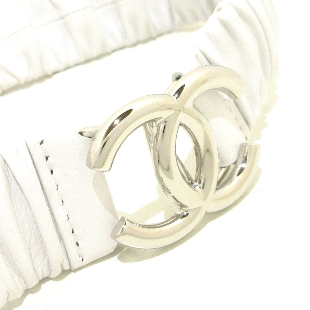 Chanel Black-white Leather  wallet accessories