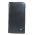 Chanel Black Leather Camellia wallet accessories