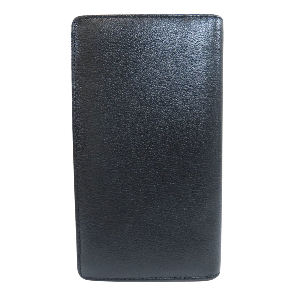 Chanel Black Leather Camellia wallet accessories