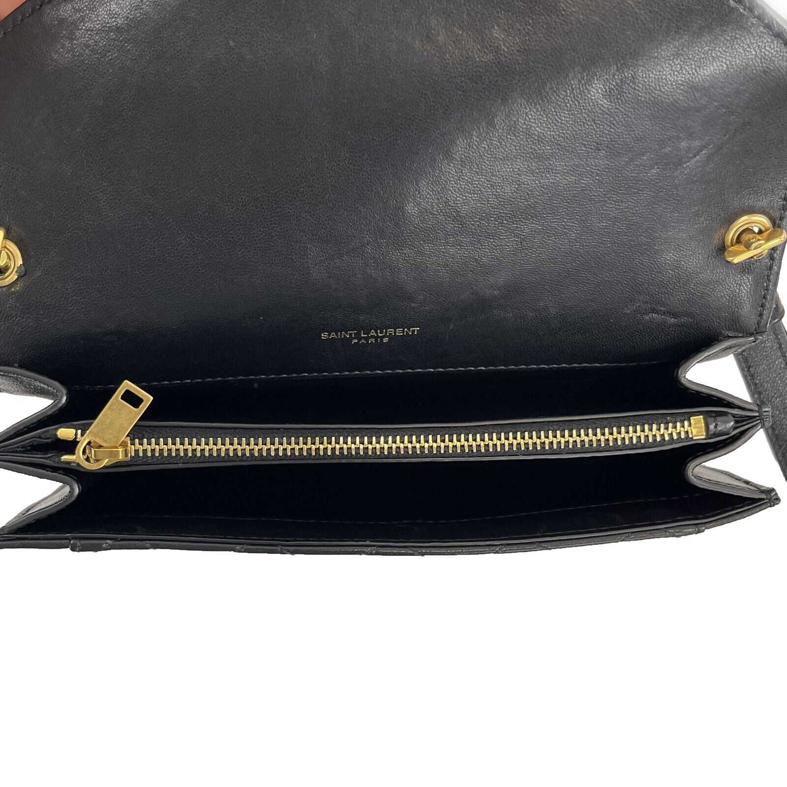 SAINT LAURENT - Gaby Mini Satchel in Black Quilted Lambskin Leather - Crossbody