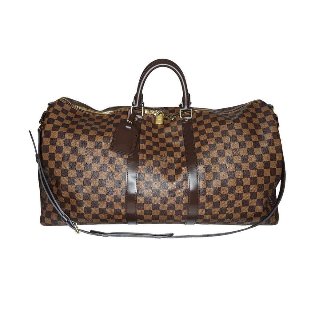 Louis Vuitton Damier Ebene Keepall Bandoulière 55