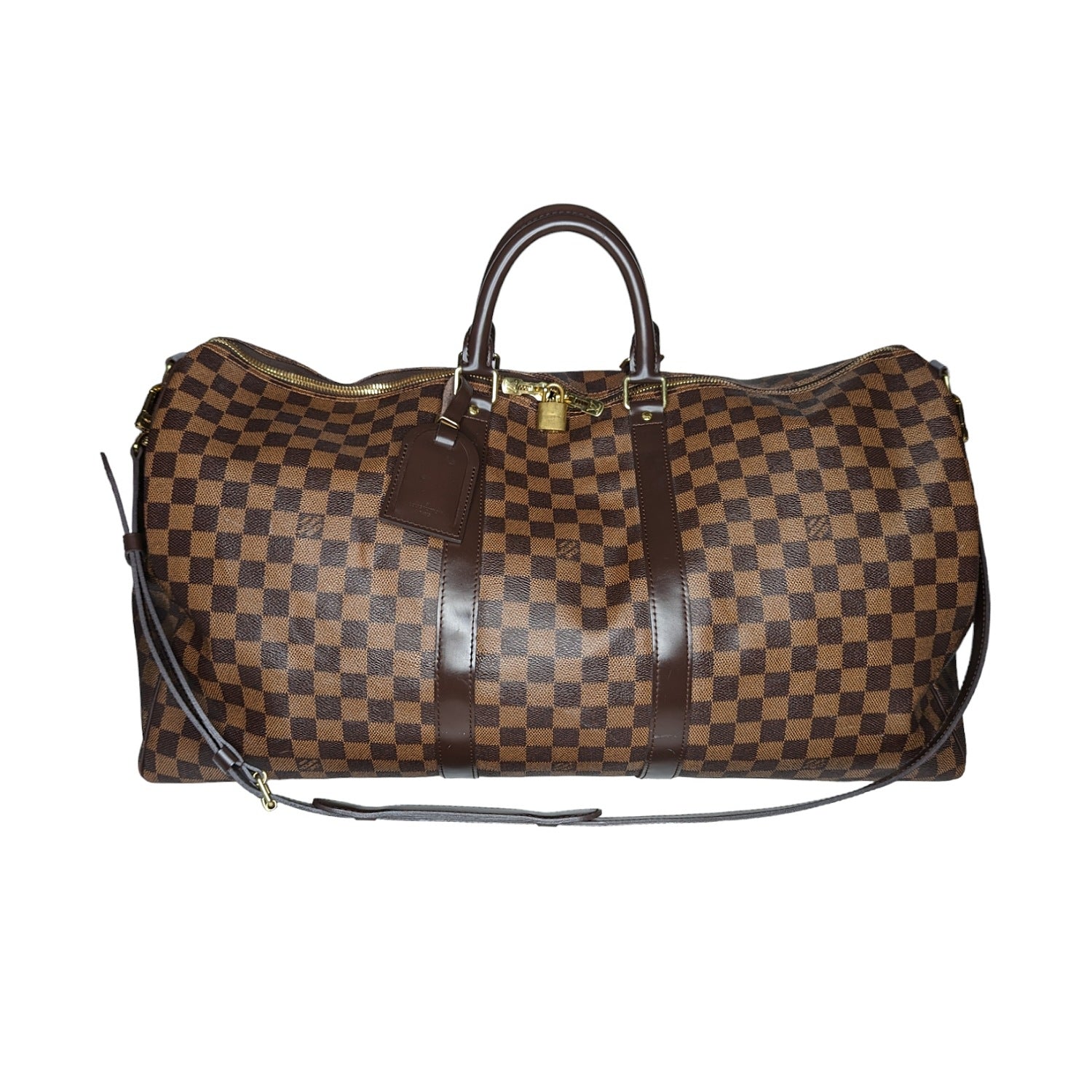Louis Vuitton Damier Ebene Keepall Bandoulière 55