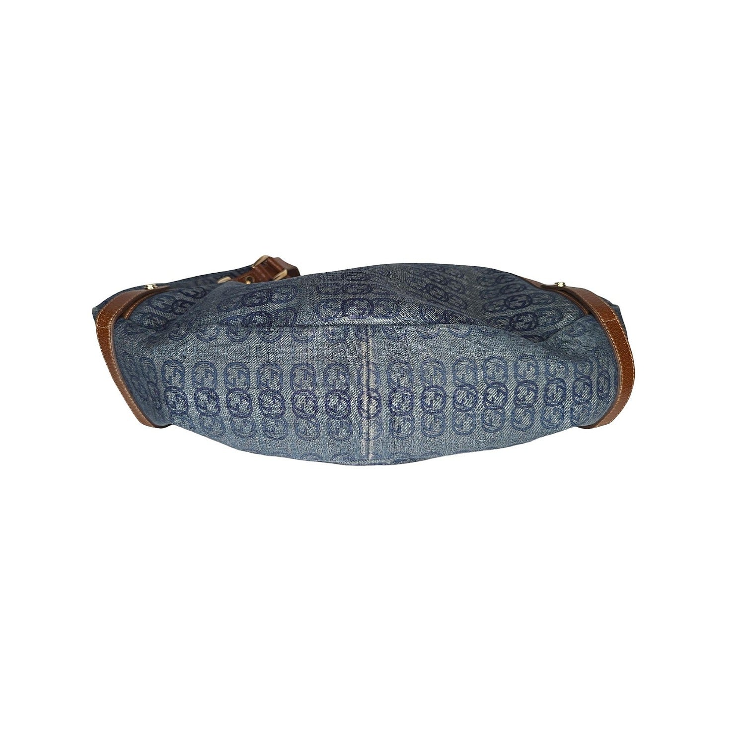 Gucci GG Blue Denim Abbey Hobo Bag