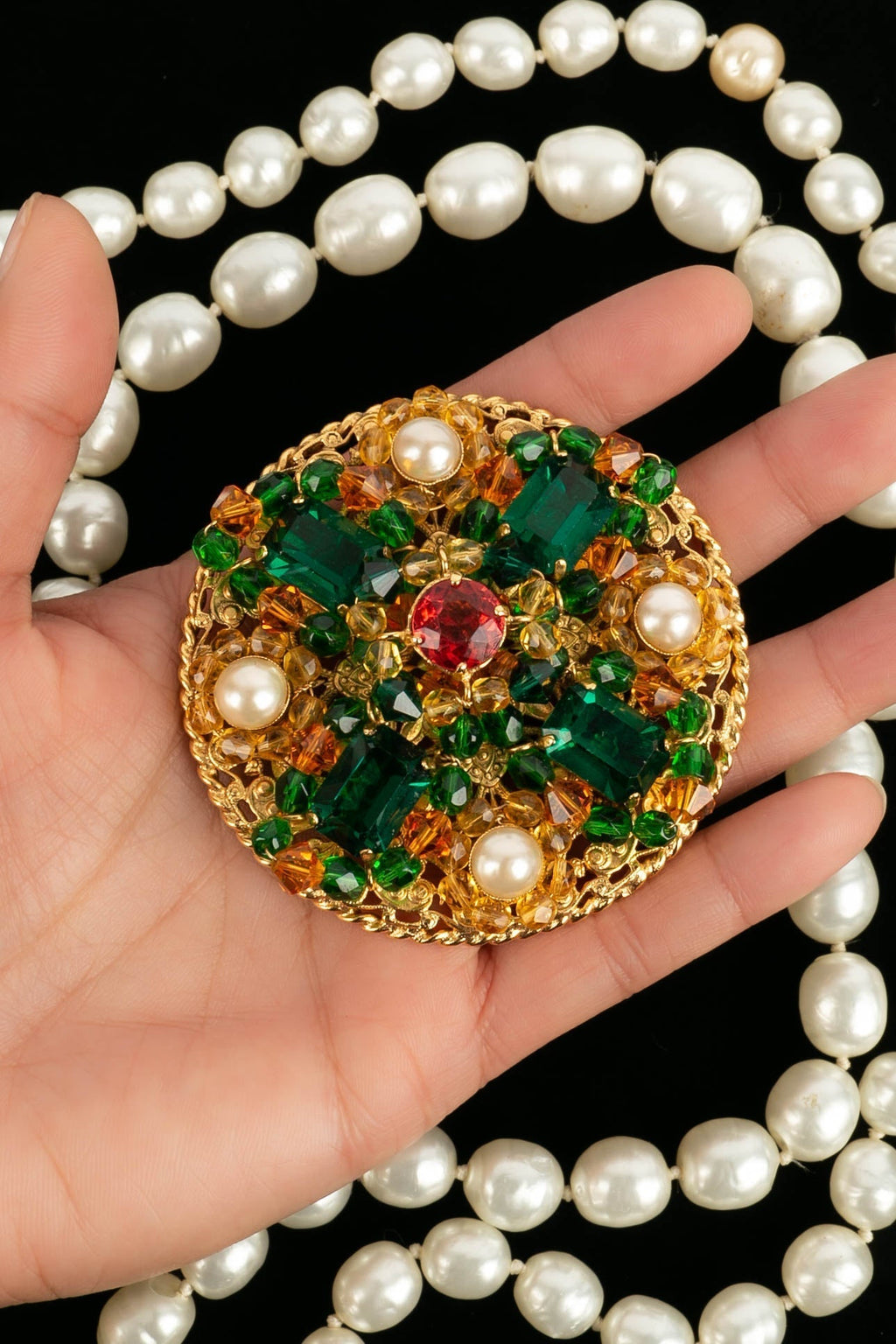 Collier pendentif Chanel 1997