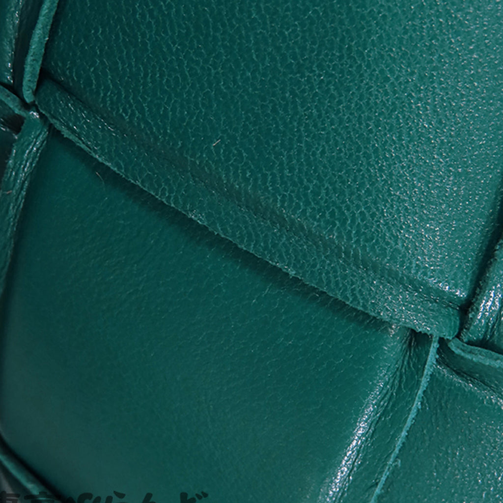 SALE Bottega Veneta Grasp Mint Green Intrecciato Leather