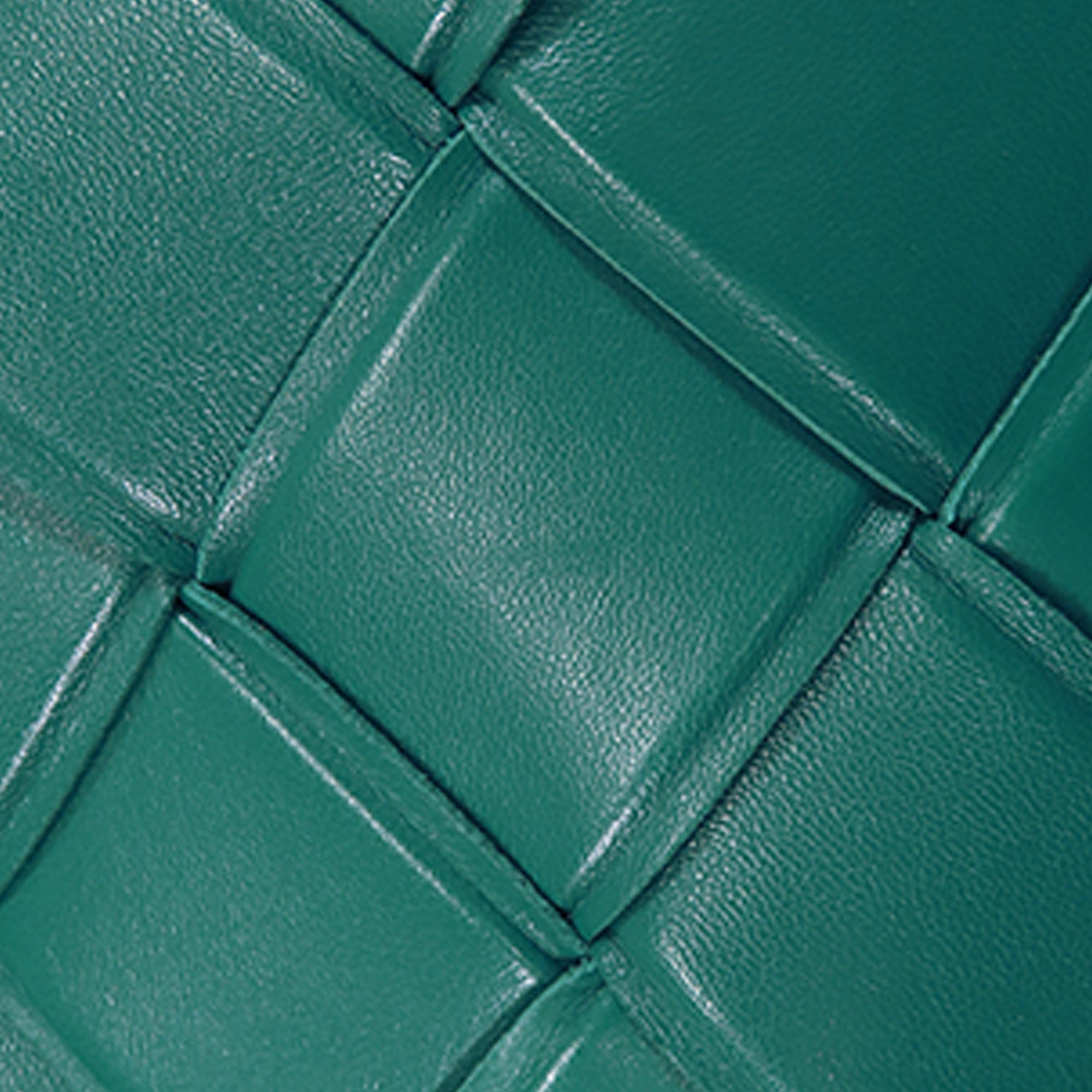 SALE Bottega Veneta Grasp Mint Green Intrecciato Leather