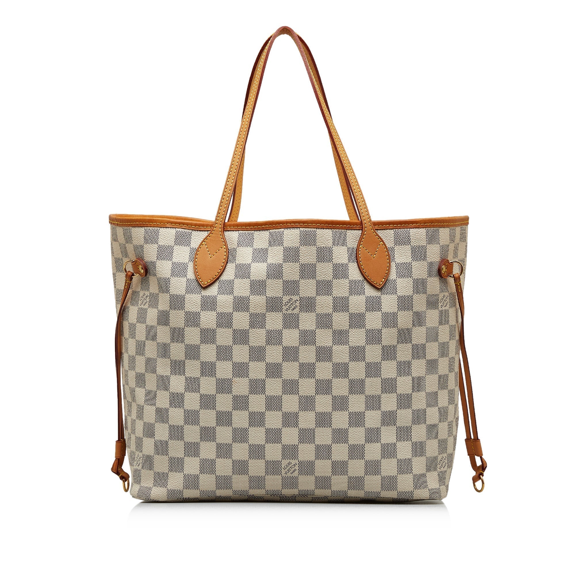 LOUIS VUITTON Damier Azur Neverfull MM Tote Bag