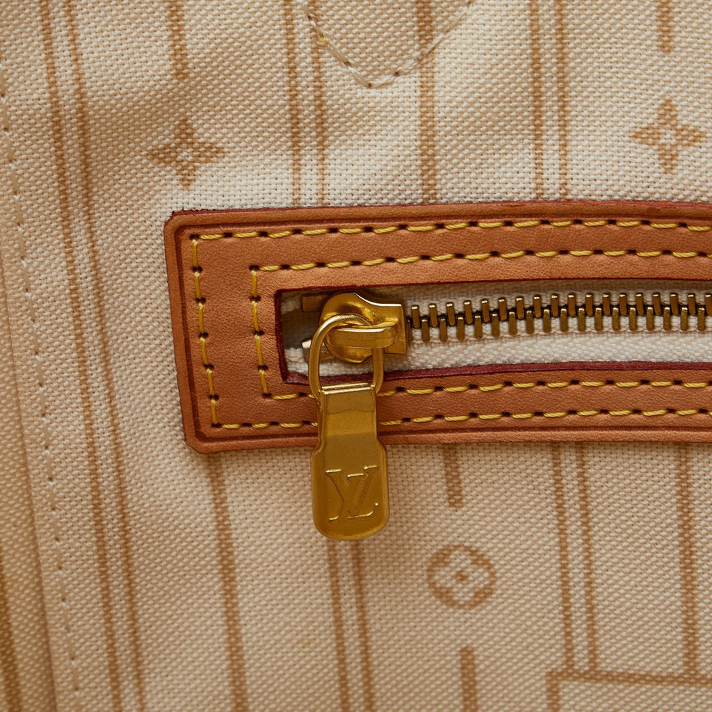 LOUIS VUITTON Damier Azur Neverfull MM Tote Bag