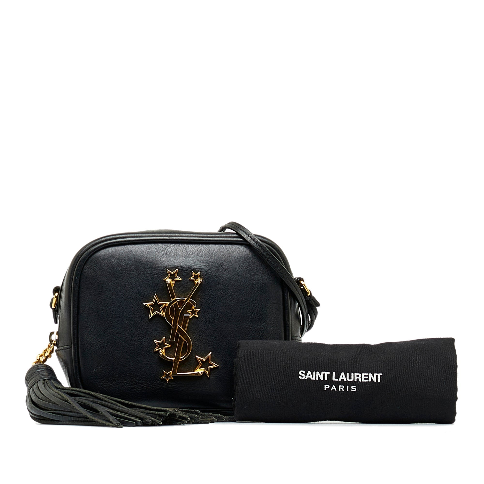 SAINT LAURENT Nappa Star Blogger Bag