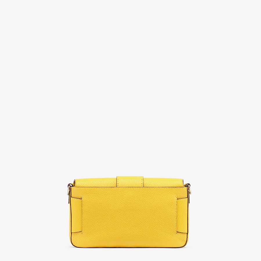 Fendi Baguette Yellow Leather Bag