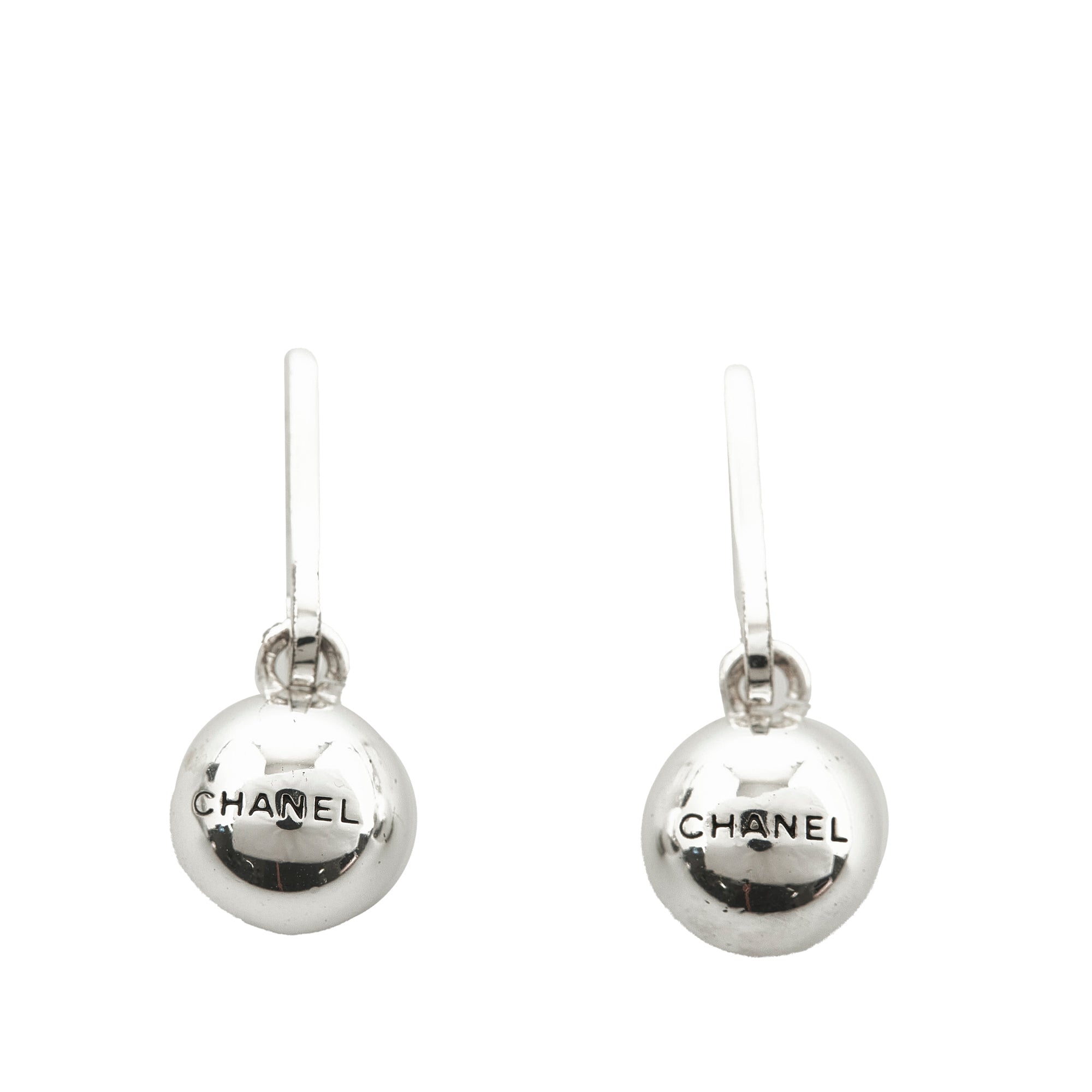 CHANEL CC Ball Earrings Costume Earrings