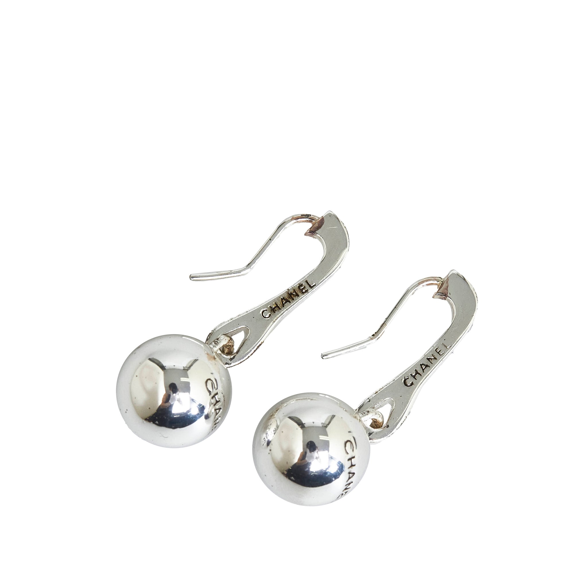 CHANEL CC Ball Earrings Costume Earrings