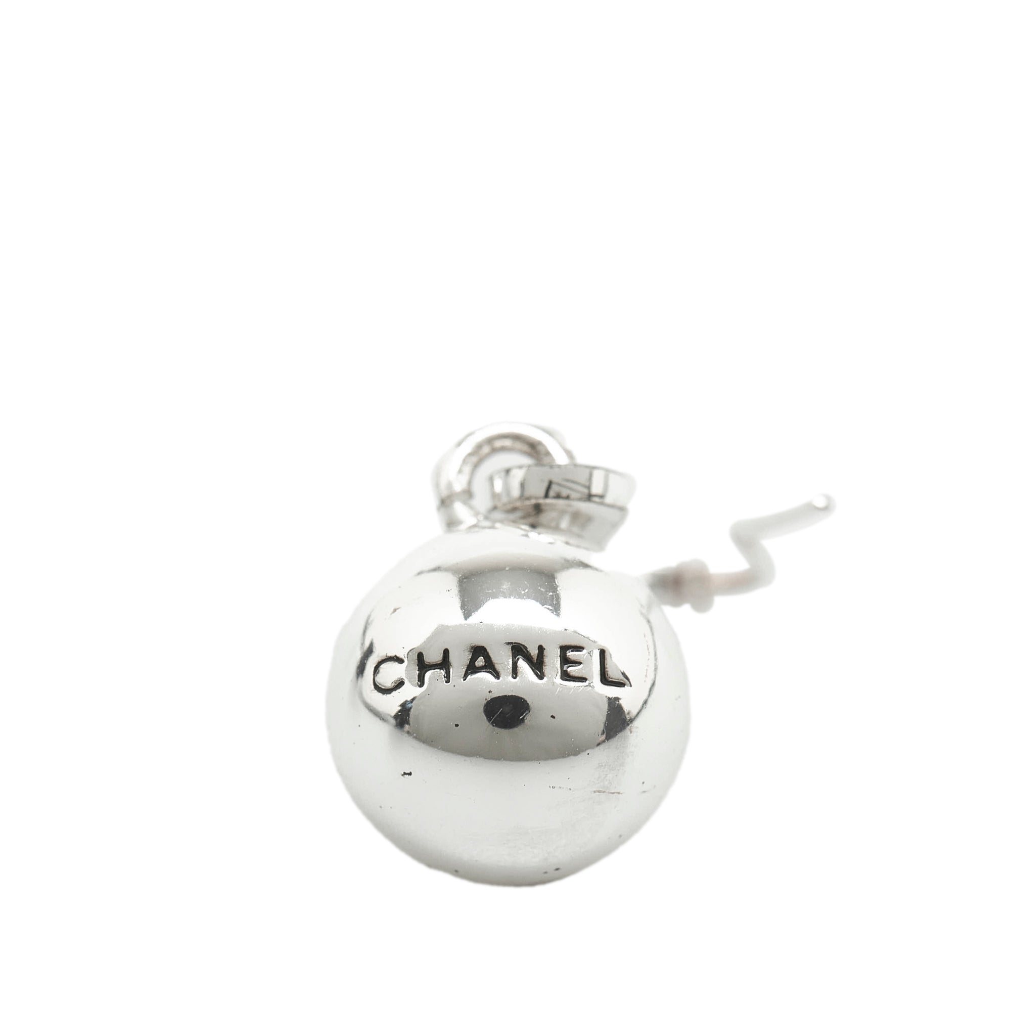 CHANEL CC Ball Earrings Costume Earrings
