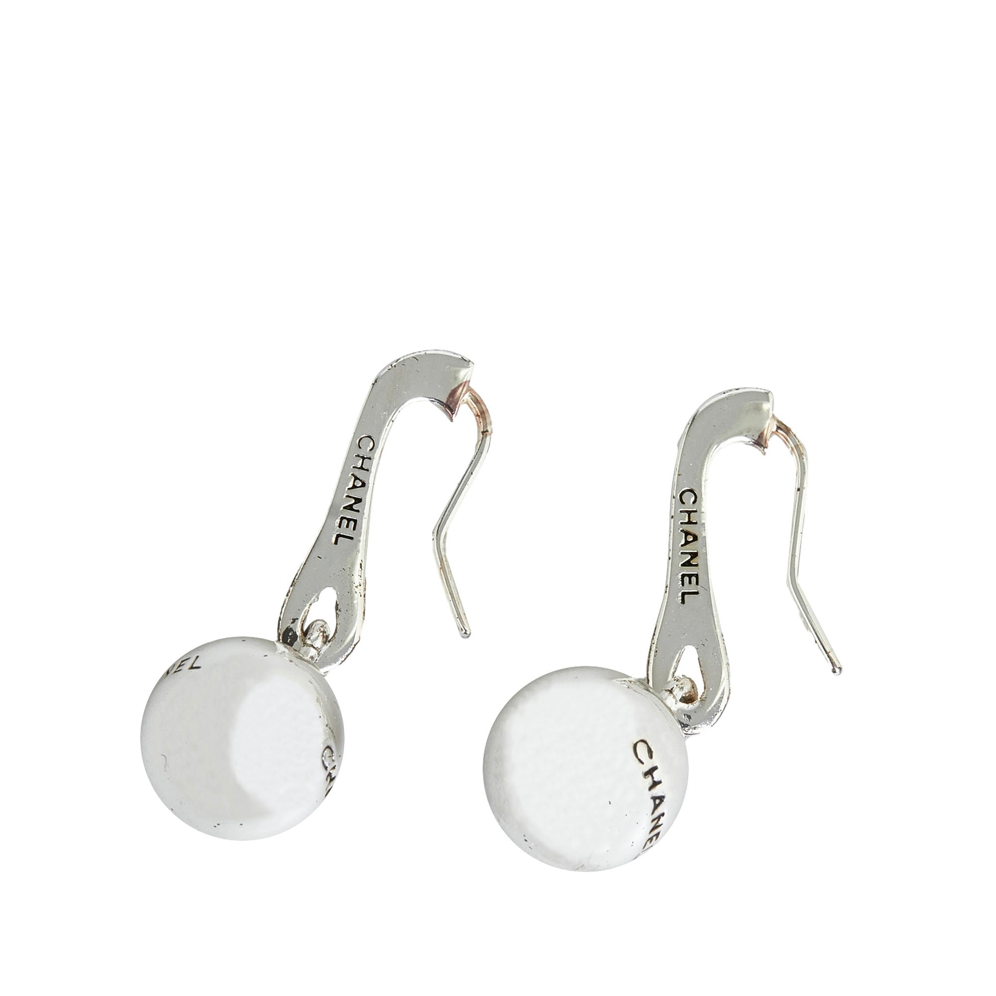 CHANEL CC Ball Earrings Costume Earrings