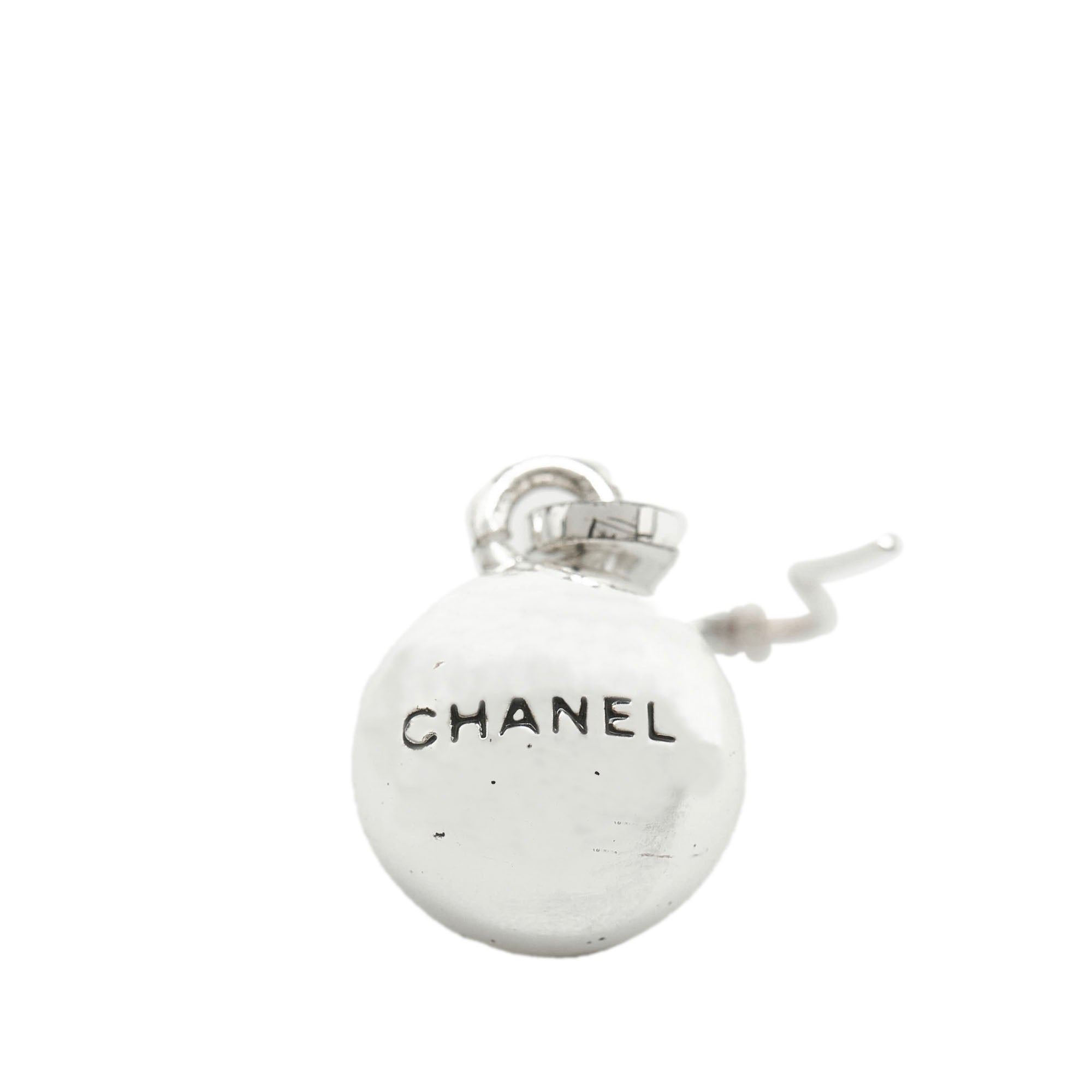 CHANEL CC Ball Earrings Costume Earrings