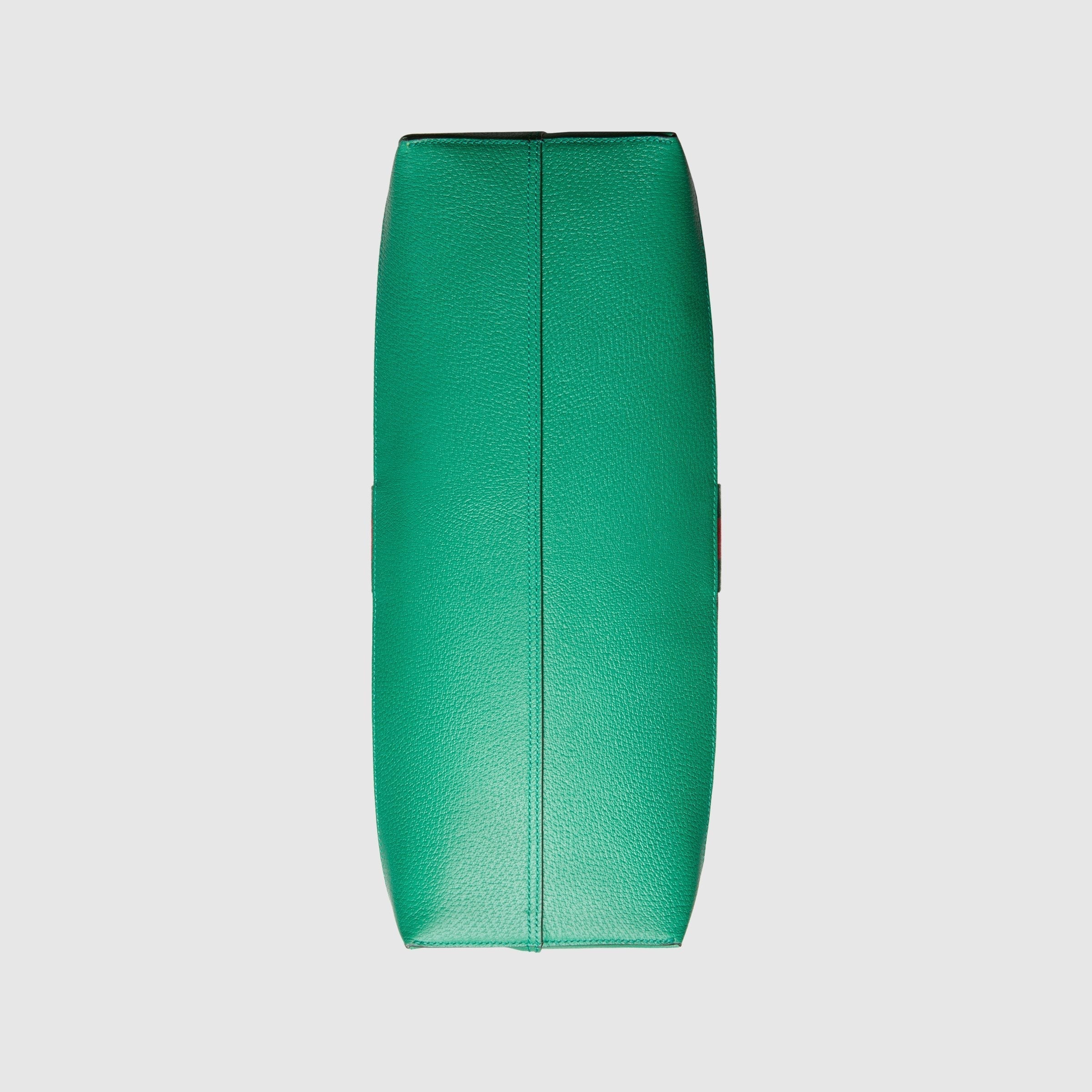 Gucci Ophidia GG Flora Medium Tote Green
