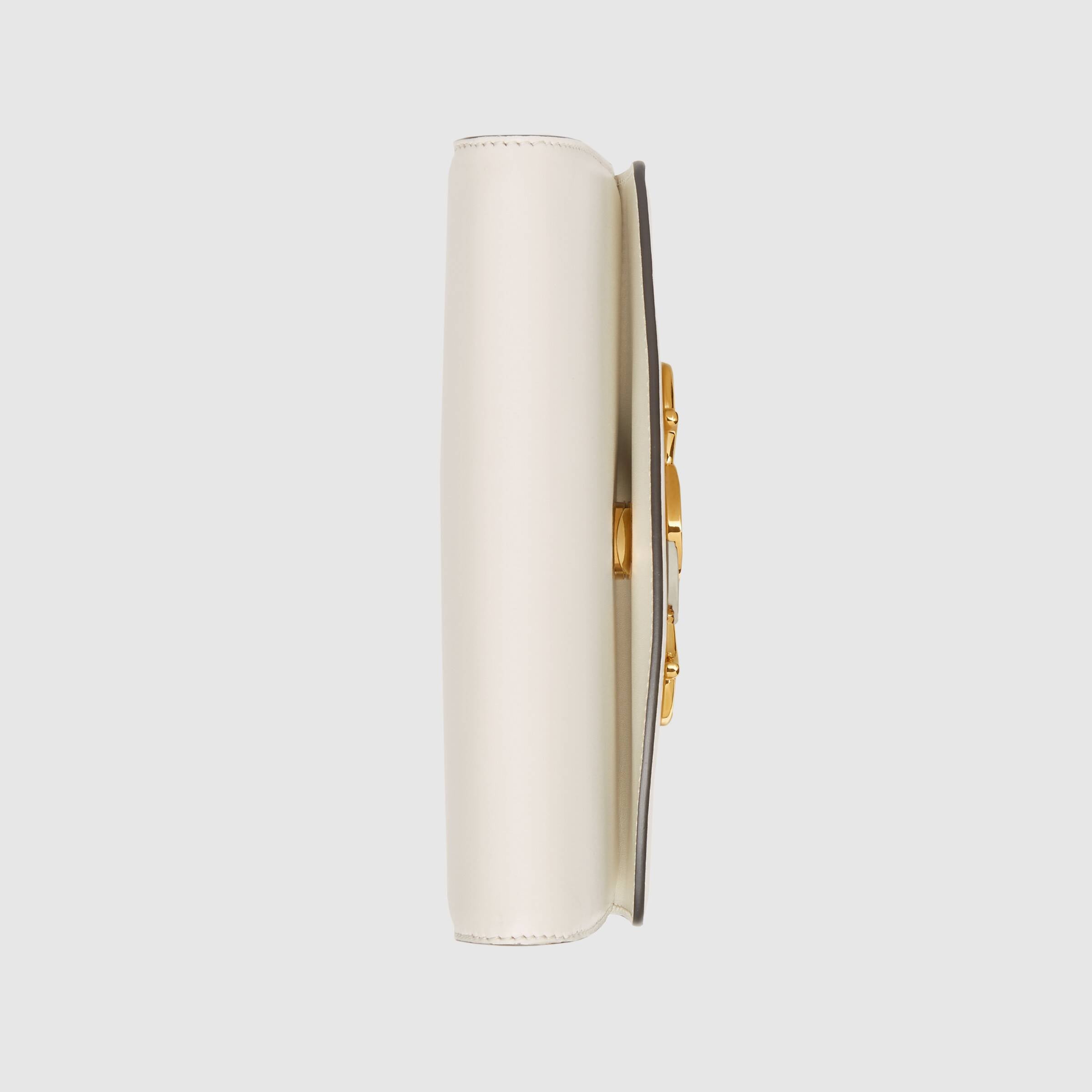 Gucci Zumi White Smooth Leather Mini Bag